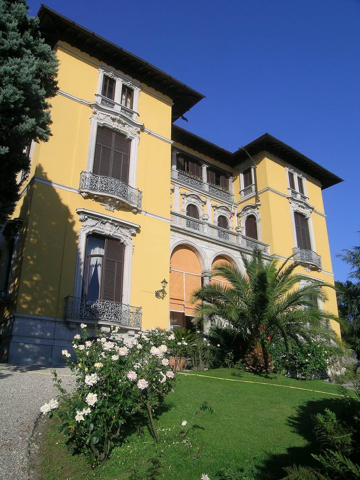 Садовый фасад Villa Rusconi-Clerici.